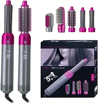 Sizzling  [ 12 YEARS WARRANTY ] Hot Air Brush, 5 in 1 Hair Dryer hot air Brush Styler, Detachable Hair Styler Electric Hair Dryer Brush Rotating for All Hairstyle Multicolour sepcial warrany-thumb2