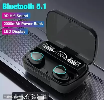 BOAT  Wireless Bluetooth Earbuds HD Bass M10,Waterproof,Bluetooth earbuds Headset wireless A166-thumb2