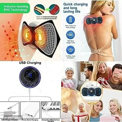 Mini Body Massager With 8 Modes19 Strength Levels, Wireless Portable Neck Massager-thumb2