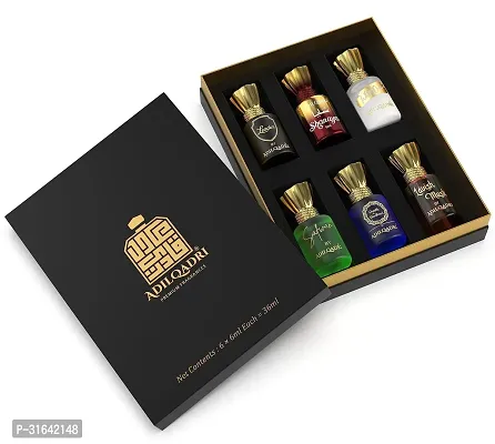 Assorted Luxury Alcohol Free Long Lasting Roll-On Attar Perfume Gift Set For Unisex (5.5 Ml Each)-thumb0