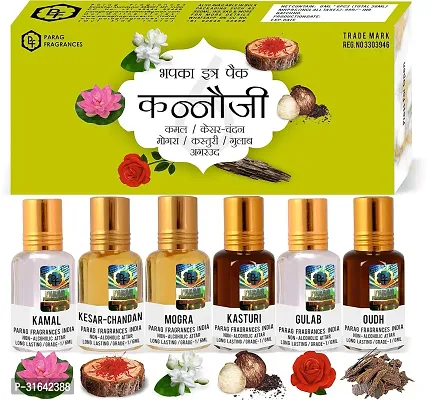 Fragrances Attar Gift Set/Attar Combo Offer Pack Of Alcohol Free Attar (6 In 1 (Collection :1)-thumb0