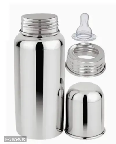 Stainless Steel Feeding Bottle 240ml for Milk-thumb0