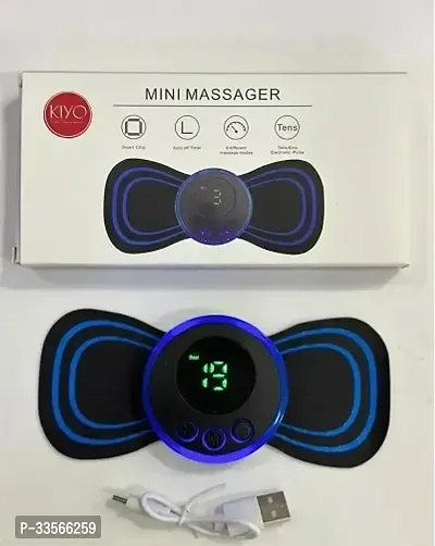 Mini Body Massager Machine for Pain Relief Wireless Vibrating Massager 8 Mode 19 Strength Level-thumb0