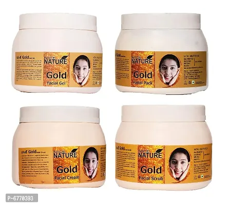 NICE NATURE Gold Facial Kit Parlour Pack  (4 x 450 g)-thumb3