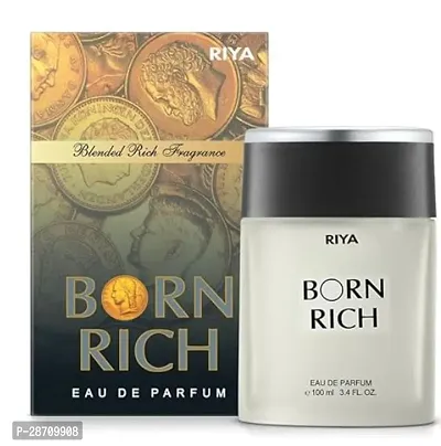 Born Rich By Riya For Men Eau De Parfum Spray Citrus Woody 100 Ml Mild Fragrance Long Lasting Fragrance