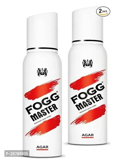 Fogg Master Agar Deodrant Deodorant Spray - For Men Women 240 Ml Pack Of 2