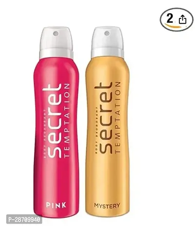 Secret Temptation Mystery And Pink Deodorant Combo For Women, Pack Of 2 150Ml Each