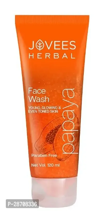 Jovees Herbal Papaya Face Wash For Women/Men Brightening And Glowing Skin Removes Pigmentation And Dark Spots For All Skin Types 120Ml-thumb0