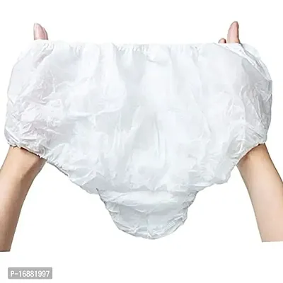 Panties for Women Spa, Maternity, Periods, Body Massage,Non Transparent Double Layered Women's Travelling Briefs Use and Throw Panties for Girls Ladies Non Woven Panty Sets (10 Pices)-thumb0