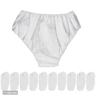 D-Core Panties for Women Spa, Maternity, Periods, Body Massage,Non Transparent Double Layered Women's Travelling Briefs Use and Throw Panties for Girls Ladies Non Woven Pantys Packs 10 @ (10 Pices)-thumb5