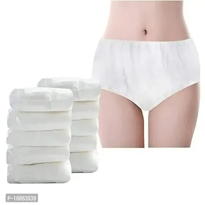Buy Disposable Panties for Women Spa, Maternity, Periods, Body Massage,Non  Transparent 30 GSM Double Layered Women's Travelling Briefs Use and Throw  Panties for Girls Ladies Non Woven Panty(30) Online In India At