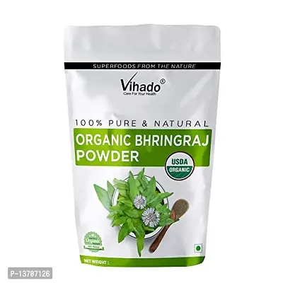 Vihado Natural Bhringraj Powder for hair growth and conditioning