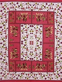 Monik Handicrafts Cotton 144 TC Bedsheet (Multicolour_Standard)-thumb4