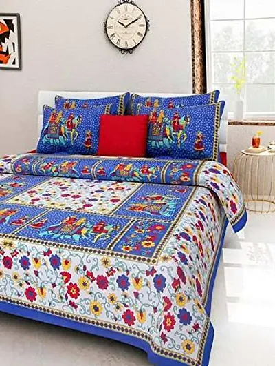 Cotton Queen Size Bedsheets 90*100 Inch Vol 2