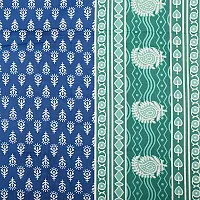 Monik Handicrafts 100% Cotton Comfort Rajasthani Jaipuri Traditional Bedsheet-thumb2