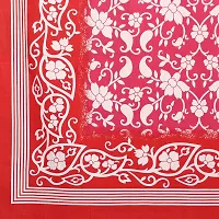 Monik Handicrafts Comfort Rajasthani Jaipuri Traditional Sanganeri Print 144 TC 100% Cotton Single Bedsheet with 1 Pillow Covers-thumb1