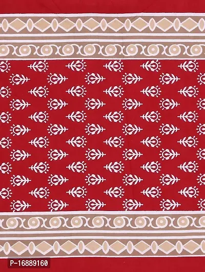 Monik Handicrafts 100% Cotton Comfort Rajasthani Jaipuri Traditional Bedsheet-thumb2