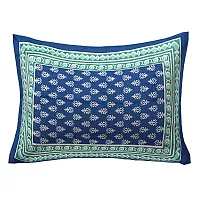 Monik Handicrafts 100% Cotton Comfort Rajasthani Jaipuri Traditional Bedsheet-thumb3