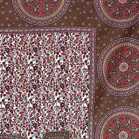 Monik Handicrafts?Comfort Rajasthani Jaipuri Traditional Sanganeri Print 144 TC 100% Cotton Single Bedsheet with 1 Pillow Covers-thumb1