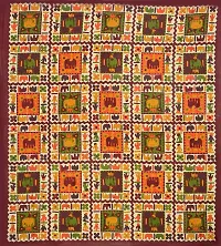 Monik Handicrafts Cotton 144 TC Bedsheet (Multicolour_King)-thumb4