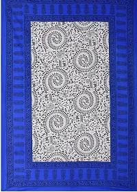 Monik Handicrafts 100% Cotton Rajasthani Jaipuri Traditional Single Bed Sheet with One Pillow Cover-thumb1