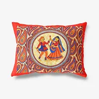 Monik Handicrafts Comfort Rajasthani Jaipuri Traditional Sanganeri Print 144 TC Cotton Single Size Bedsheet with 1 Pillow Cover-thumb2