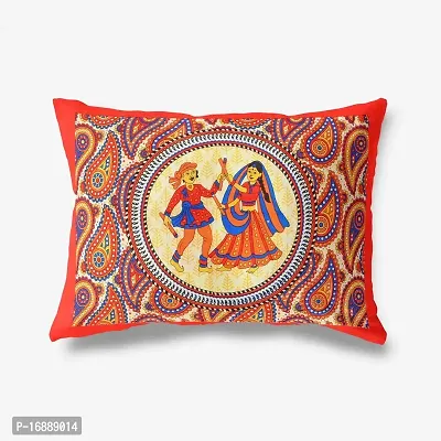 Monik Handicrafts Comfort Rajasthani Jaipuri Traditional Sanganeri Print 144 TC Cotton Single Size Bedsheet with 1 Pillow Cover-thumb3