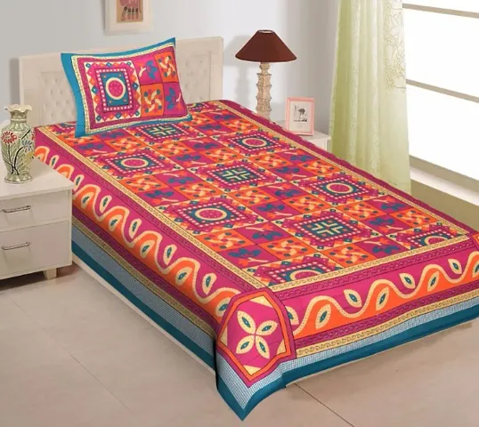 Cotton Single Bedsheets (60x90 inch)