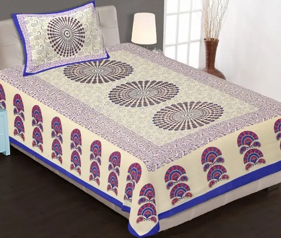 Cotton Printed Ethnic Bedsheets