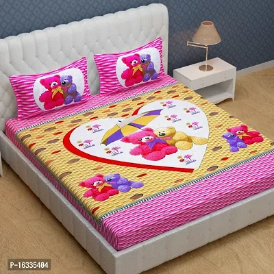 Fancy Cotton Printed Bedsheet with 2 Pillow Covers