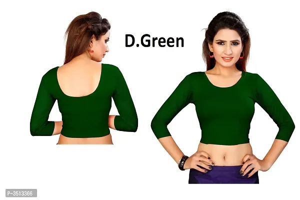 Buy Salwar Studio Women's Green Jacquard Readymade Saree Blouse Online at  Best Prices in India - JioMart.