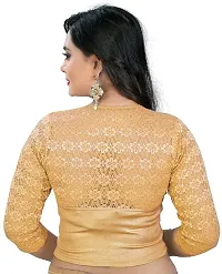 Stylish Beige Cotton Blend Blouses For Women-thumb1