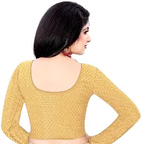 Stylish Beige Cotton Blend Blouses For Women-thumb1