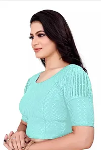 Trendy Cotton Blend Full Stitched Blouse-thumb2