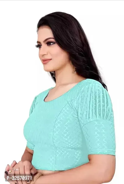 Trendy Cotton Blend Full Stitched Blouse-thumb3