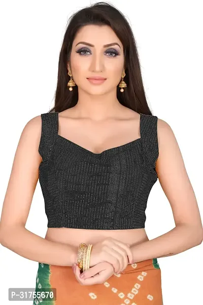 Stylish Black Art Silk Blouses For Women