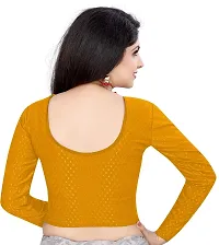 Stylish Yellow Cotton Blend Blouses For Women-thumb1