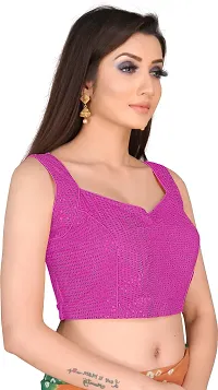 Stylish Pink Art Silk Blouses For Women-thumb2