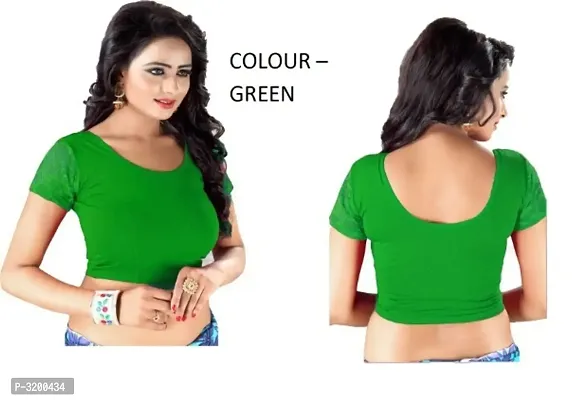 New Cotton Spandex Solid Blouse For Women