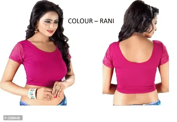 New Cotton Spandex Solid Blouse For Women-thumb0