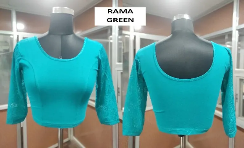 Cotton Spandex Stretchable Readymade Blouses