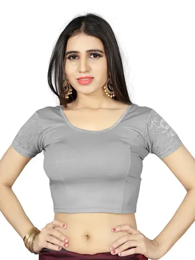 Cotton Lycra Stretchable Readymade Blouses