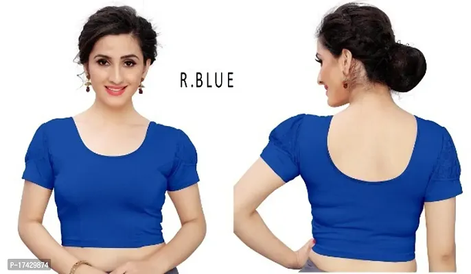 Trendy Readymade Stretchable Blouse (Free Size (30 to 36)