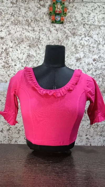 Glamorous Cotton Lycra Stitched Blouses