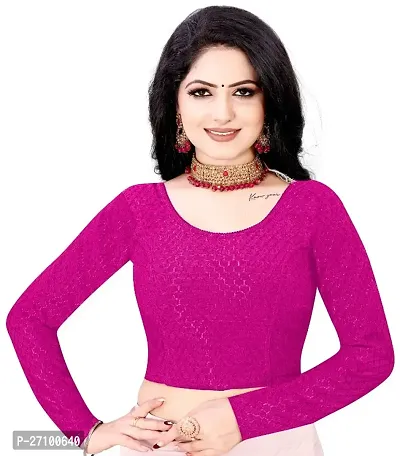 Classic Lycra Stretchable Blouse for Women