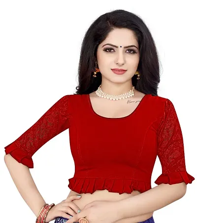 Smart Lady Round Neck Readymade Stretchable Blouse