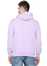 Men Full NASA Printed Hooded Sweatshirt (Purple)-thumb1