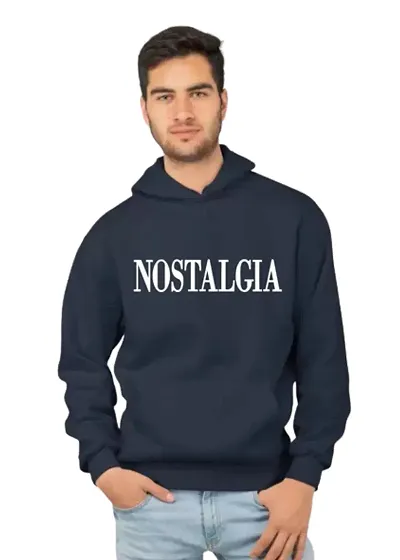 Men Full NOSTALGIA Hooded Sweatshirt (White)