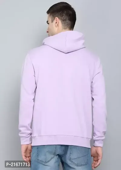 Men Full Sleeve KAKASHI Printed Hooded Sweatshirt (Purple)-thumb2