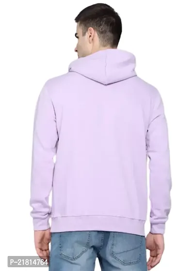 Men Full Sleeve NEW YORK Printed Hooded Sweatshirt (Purple)-thumb2